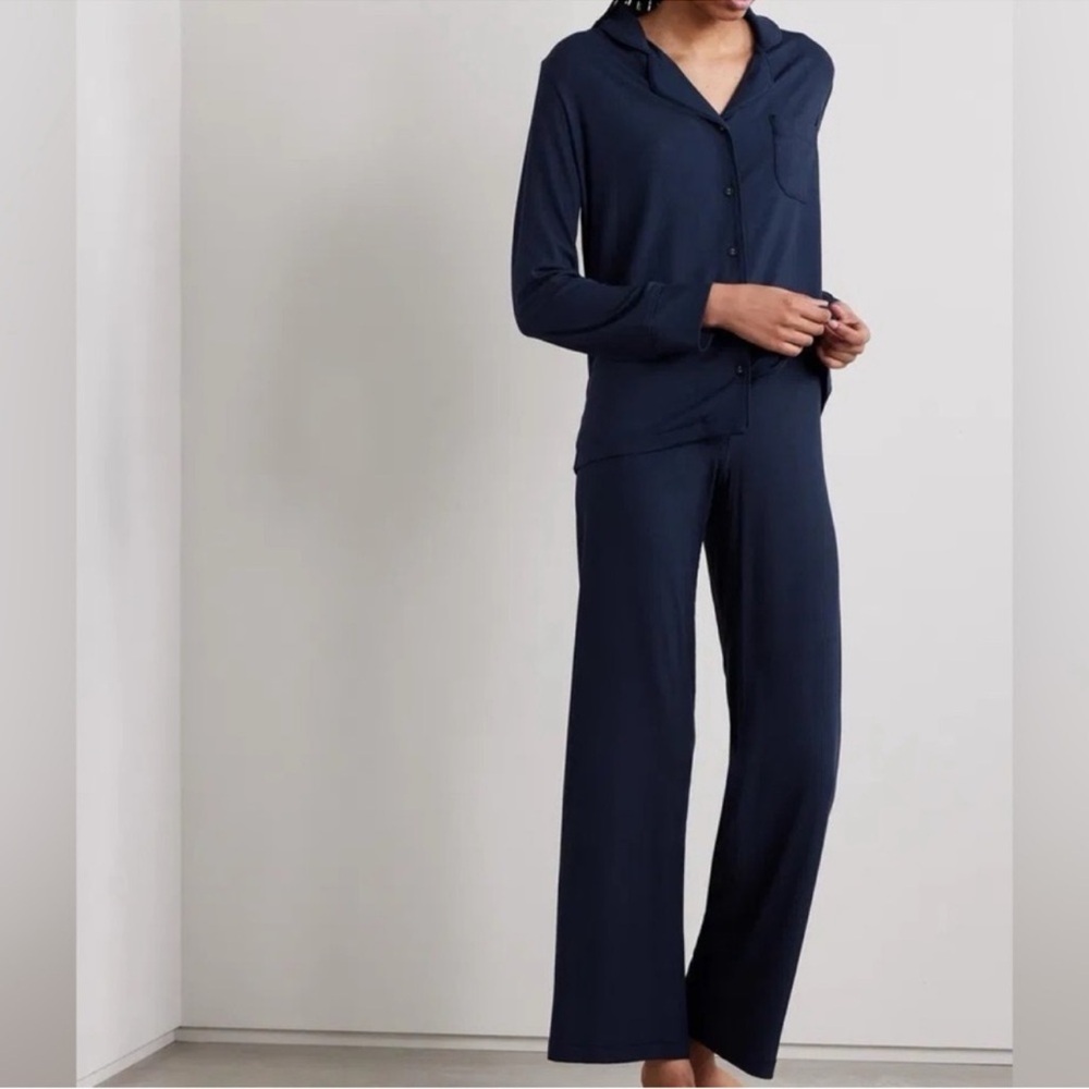 SKIMS Soft Lounge Sleep Set in Navy